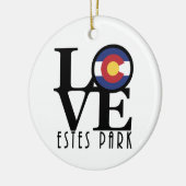 ラブエステスパークコロラド セラミックオーナメント (左)