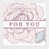 ラブエッセンシャル油ローラボトルラベル ラベル (デザイン1)