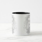 ラブエドガーアランポー非常に多くのおもしろい引用文マグ マグカップ (中央)