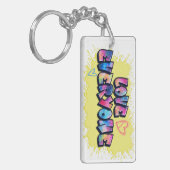 ラブエリーカラフルデザイン キーホルダー (正面左)