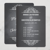 ラブエレガントシャルボードプログラム | メニューカード プログラム (正面/裏面)