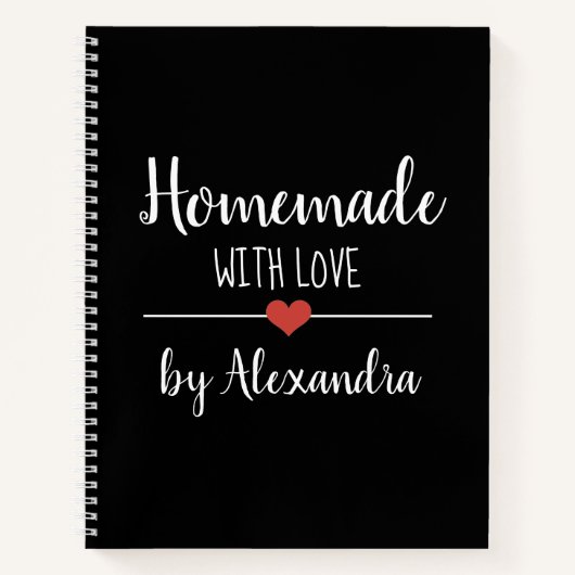 ラブエレガントレシピ手帳 ノートブック (正面)