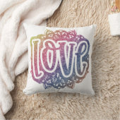 ラブエレガント引用文グリッタースパークルロマンス クッション (ブランケット)