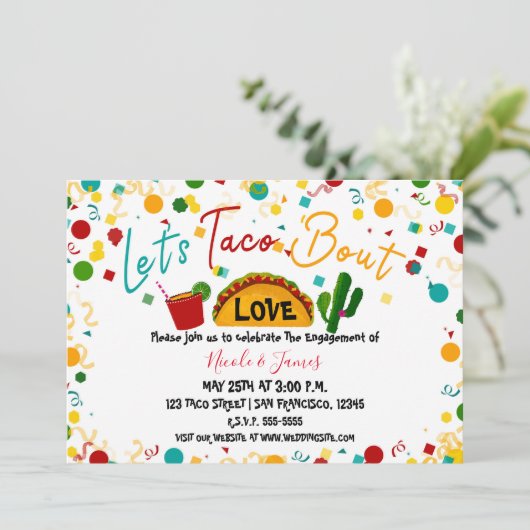 ラブエンゲージメントウェディングフィエスタについてタコで話そう 招待状 (スタンド正面)