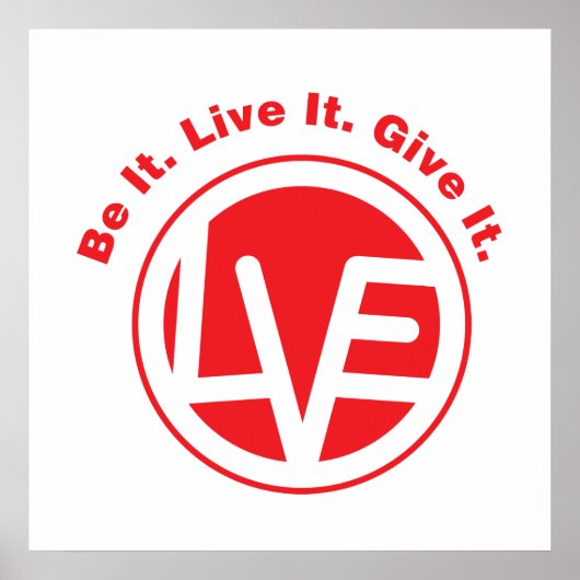 ラブエンブレム24インチx 24インチバリューポスター ポスター (正面)