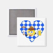 ラブオクトーバーフェスト絵文字 マグネット (正面/裏面)