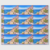 ラブオブポジターノイタリアラッピング紙 ラッピングペーパー (フラット)