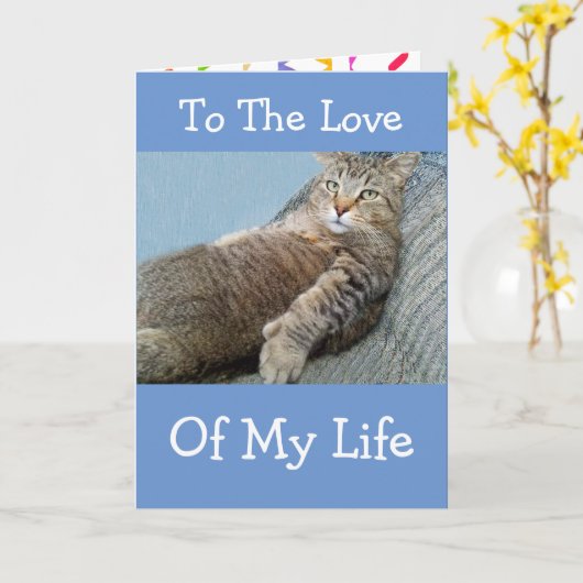 ラブオブマイライフ誕生日 カード (黄色い花)