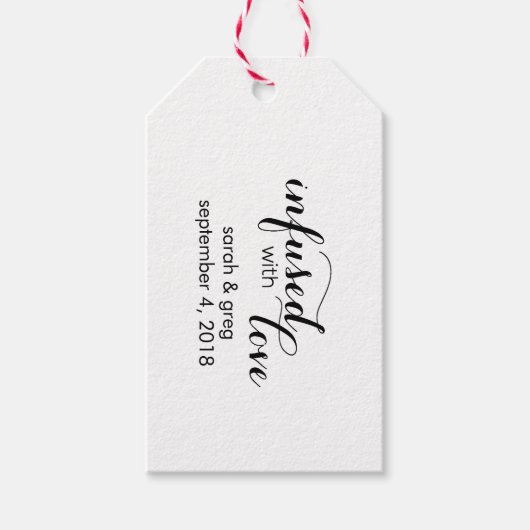 ラブオリーブ油結婚式の引き出物ラベル ギフトタグ (正面)