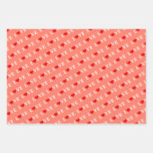 ラブオレンジラベンダーグリーン ラッピングペーパーシート (正面3)