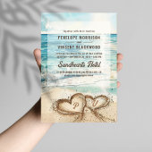 ラブオンザビーチ結婚式招待状 招待状