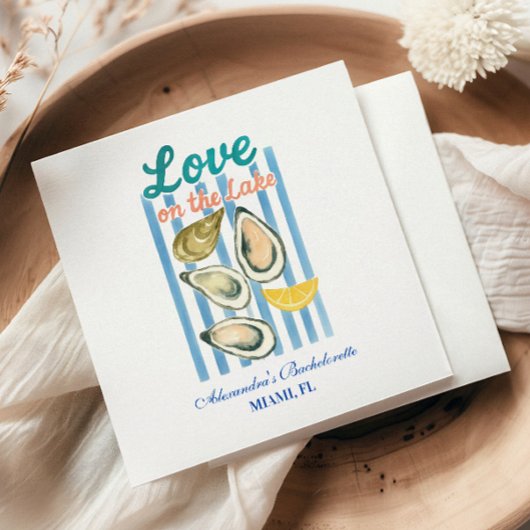 ラブオンザレイクバチェロレッテゲタウェイ スタンダードカクテルナプキン