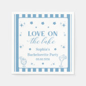 ラブオンザレイクバチェロレッテ スタンダードカクテルナプキン (正面)
