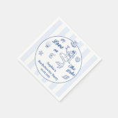 ラブオンザレイクバチェロレッテ スタンダードカクテルナプキン (角)