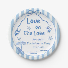 ラブオンザレイクバチェロレッテ ペーパープレート
