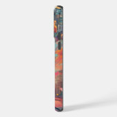 ラブオンホイールスケートボークールディングハートデザイン | iPhoneケース (左側面)