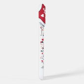 ラブオンホイールスケートボークールディングハートデザイン | iPhoneケース (右側面)