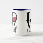 ラブオースティンテキサス州15oz マグカップ (中央)