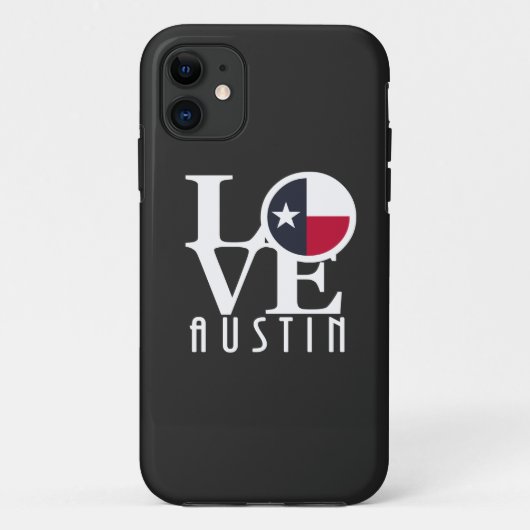 ラブオースティンテキサス州 Case-Mate iPhoneケース (裏面)