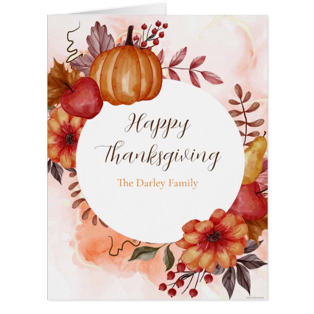 ラブオータムハッピーサンクスギビンググリーティングホリデー (正面)