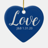 ラブオーナメント セラミックオーナメント (裏面)