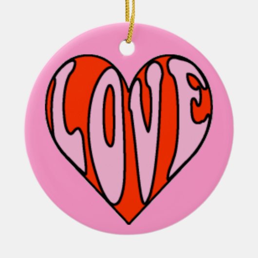 ラブオーナメント セラミックオーナメント (正面)