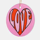 ラブオーナメント セラミックオーナメント (左)