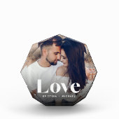 ラブオーバーレイパーソナライズされたフォトブロック フォトブロック (正面)