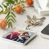 ラブオーバーレイ写真 キーホルダー (側面)