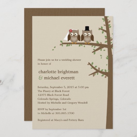 ラブオールズウェディングシャワー/リハーサルディナー招待状 招待状 (正面/裏面)