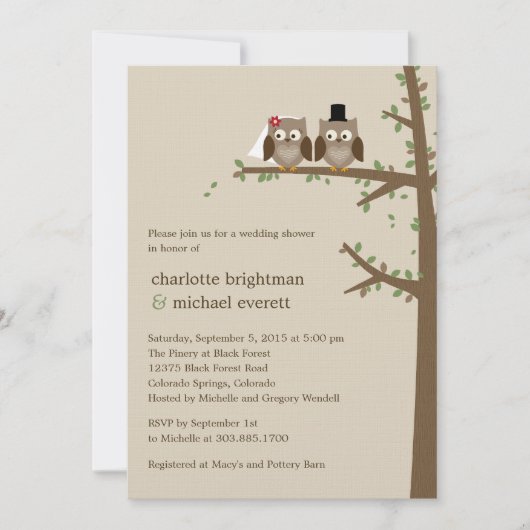 ラブオールズウェディングシャワー/リハーサルディナー招待状 招待状 (正面)