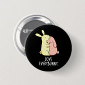 ラブオールバニーおもしろいラビットプンダーク 缶バッジ (正面&裏面)