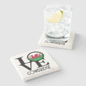 ラブカウブリッジ ストーンコースター (横)