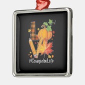 ラブカウンセラー生命紅葉秋シーズンポンプ メタルオーナメント (左)