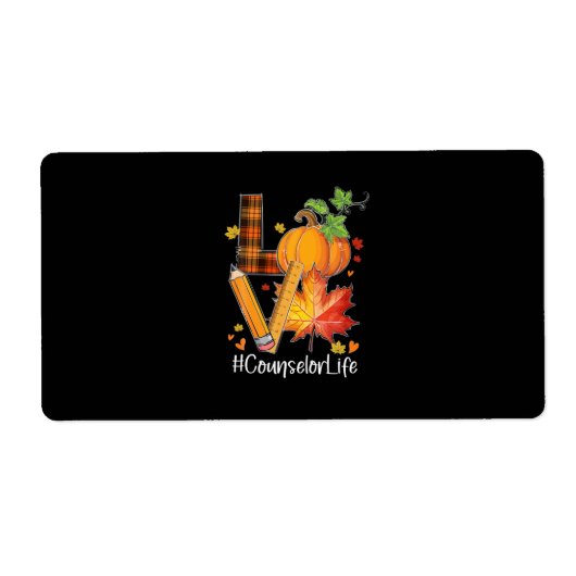 ラブカウンセラー生命紅葉秋シーズンポンプ ラベル (正面)