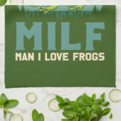 ラブカエルのキッチンタオル キッチンタオル (折り畳み)