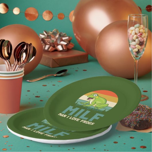ラブカエル紙プレート ペーパープレート (複数)