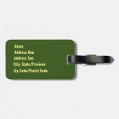 ラブカエル荷物タグ ラゲッジタグ (裏面横)