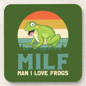 ラブカエルCork-Backed Coasters コースター (正面)