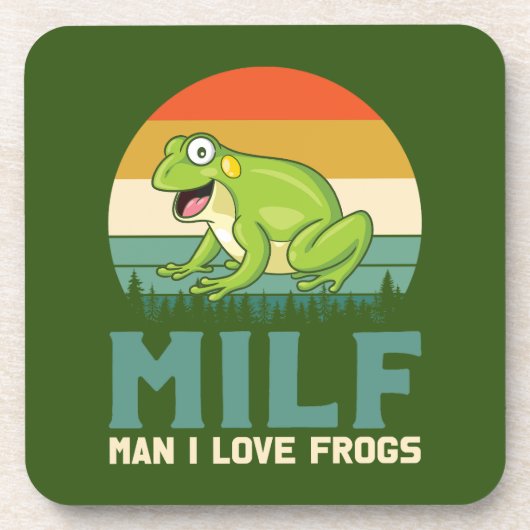 ラブカエルCork-Backed Coasters コースター (正面)