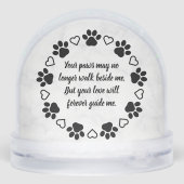 ラブカスタマイズ可能なフォトペット記念碑の足跡 (裏面)