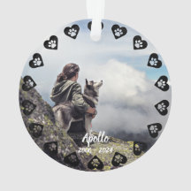 ラブカスタマイズ可能なフォトペット記念碑の足跡