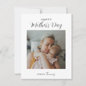 ラブカスタムネームイメージ付きハッピーマザーズデー シーズンカード (正面)