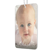 ラブカスタムハート2フォトスクリプトパーソナライズされた カーエアーフレッシュナー (左)