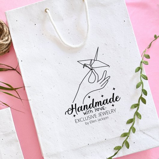 ラブカスタムビジネス大型ハンドメイド ラバースタンプ