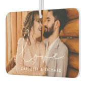 ラブカスタム写真エアーフレッシュナー カーエアーフレッシュナー (左)