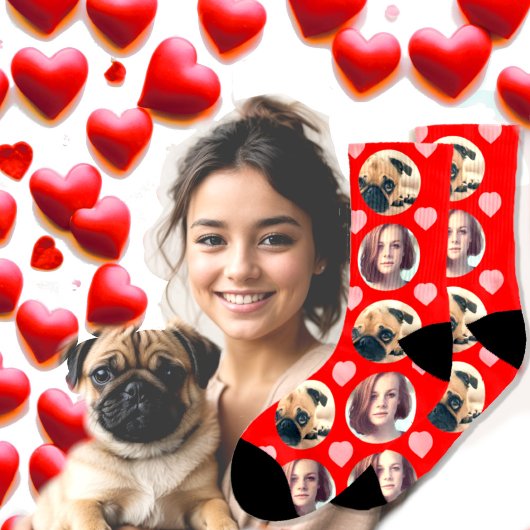 ラブカスタム写真x2 ソックス