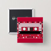 ラブカセット 缶バッジ (正面&裏面)