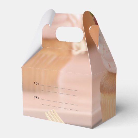 ラブカップケーキ写真愛箱で作る フェイバーボックス (裏面サイド)