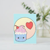 ラブカップケーキ ポストカード (スタンド正面)